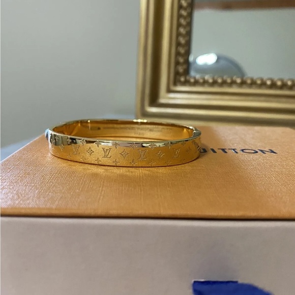 100% Authentic Louis Vuitton Bracelet Gold - Picture 4 of 12